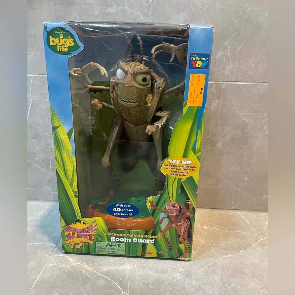 A Bug's Life Vintage Electronic Talking Hopper Room Guard